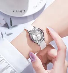 Годинник наручний жіночий 1855SIWT Silver-White Skmei acs0030534 - мініатюра 3
