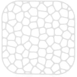 Решетка в раковину IdeaHome квадратная 30х30 см белая (1151-IH-белый)