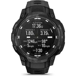 Смарт-годинник Garmin Instinct Crossover Amoled Tactical Black with Black Silicone (010-03398-42)
