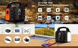 Зовнішній акумулятор Sbaoh 42000mah 150W Зарядна станція - мініатюра 4