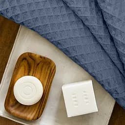Набір рушників Cosas Waffle Blue 2 шт. (SetTowel_95x130_Blue) - мініатюра 5