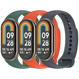 Ремешок для фитнес браслета Armorstandart комплект 3шт Xiaomi Smart Band 10/9/8 Basic (ARM75072)