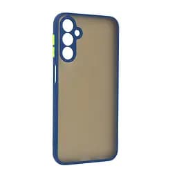 Чехол-накладка для Samsung Galaxy A24 4G (A245), Frosted Matte, синий, противоударный чехол с защитой всего корпуса, термополиуретан TPU + поликарбонат PC, ArmorStandart (ARM68565)