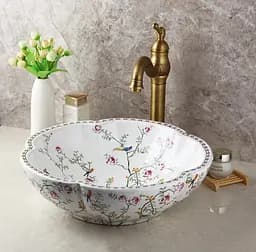 Умивальник Rea Felicia 42,5x42,5 white (REA-U7504), Глянцева - мініатюра 6