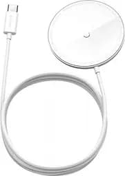 Бездротовий зарядний пристрій Baseus Simple Xiaomini Magnetic WXJK-F02 White