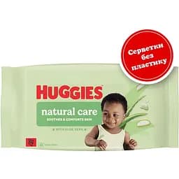 Вологі серветки Huggies N'Care без пластику 48 шт.