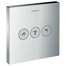 Запорноперемикаючий пристрій на 3 споживача Hansgrohe Shower Select 15764000, Хром