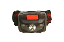 Ліхтар налобний на батарейках Intertool 1 LED + 2 LED х 1 Вт LB-0302 - мініатюра 4