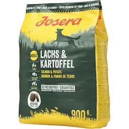Сухий беззерновий корм Josera Lachs Kartoffel для дорослих собак з лососем і картоплею 900 г