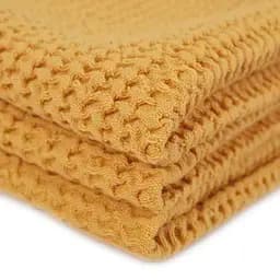 Набір рушників Lotus Home - Rius mustard гірчичний 30x50 (3 од.) - мініатюра 3