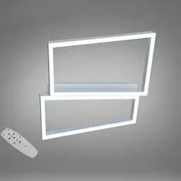 Сучасна LED-люстра Diasha 2552WH dimmer 57W, 3135 lm, 46x41 см з регулюванням світла