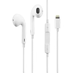 Навушники Apple EarPods with Lightning Connector MMTN2 Оригінал
