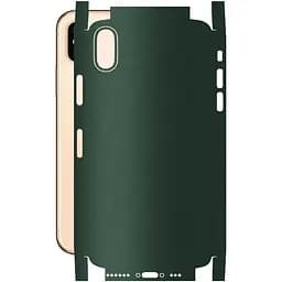 Захисна плівка StatusSKIN для Apple iPhone XS Корпус Вініл Зелена матова