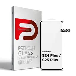 Захисне скло на Samsung Galaxy S24 Plus 5G (SM-S926)/S25 Plus 5G з олеофобним покриттям, Pro, повне проклеювання, антистатичний і пиловідштовхуючий шар, 9H, самоклеючеся, 2.5D, на весь екран, антистатичний клей, ArmorStandart (ARM72437)