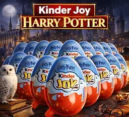 Набор Kinder Joy 10 шт Harry Potter Гаррі Поттер Funko  по 20 г 