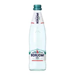Упаковка мінеральної води Borjomi лікувально-столова сильногазована 6 л (0.5 л х 12 шт.) скло - мініатюра 2