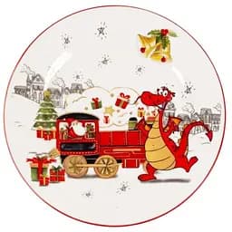 Тарілка фарфорова Lefard Дракончик, 21 см (858-0136)