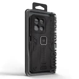 Чехол для Motorola G15/G15 Power, Proover, черный, с подставкой и магнитом, противоударный, ударопрочный, бронированный, панель-накладка, защита всего корпуса, термополиуретан (TPU) + поликарбонат (PC), ArmorStandart (ARM85749) - мініатюра 3