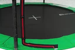Батут Hop-Sport 14ft (427см) чорно-зелений з зовнішньою сіткою - мініатюра 4