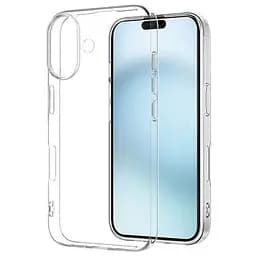 Чохол Epik TPU Epic Transparent 1.5 мм для Apple iPhone 16, 6.1 Безбарвний прозорий