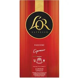 Кава мелена в капсулах L’OR Passione Rossa Espresso Maranello #10, 52 г (10 шт. по 5.2 г)