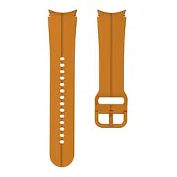 Ремінець для Samsung Galaxy Watch 5 44mm - жовто-гірчичний ширина кріплення 20мм силікон розмір L Watchbands Five Classic (W10-9WB12253133) - мініатюра 3