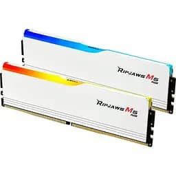 Модуль пам'яті для комп'ютера DDR5 64GB (2x32GB) 6400 MHz Ripjaws M5 RGB Matte White G.Skill (F5-6400J3239G32GX2-RM5RW) - мініатюра 3