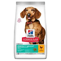 Сухой корм Hill SP Adult Perfect Weight Small&Mini для взрослых собак малых и мини пород с курицей 1.5 кг