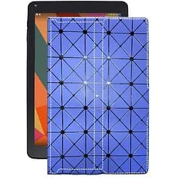 Чехол StatusCASE из экокожи для планшета Sigma mobile X-style Tab A101 Синий ромб