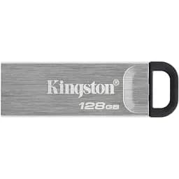 USB флеш-накопичувач Kingston DataTraveler Kyson 128GB USB-A 3.2 Gen 1 Silver/Black (DTKN/128GB) [52238] - мініатюра 2