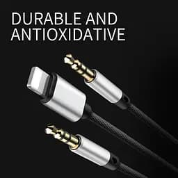 Перехідник Lightning to AUX 3.5 мм male Apple Adapter Baseus L33 - мініатюра 5