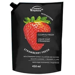 Жидкое мыло Energy of Vitamins Клубничное, 450 мл