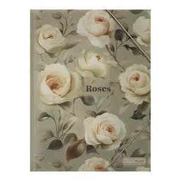 Папка на резинках Arabeski, А4, матовый непрозрачный пластик, светло-серый, 2 шт.