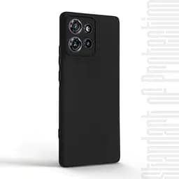 Чехол-накладка для смартфона Motorola Edge 50 5G, противоударный, силиконовый, термополиуретановый (ТПУ), с защитой камеры и корпуса, черный, защита всего корпуса, ArmorStandart (ARM81707) - мініатюра 2