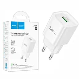 Зарядний пристрій МЗП Hoco C145A QC3.0 1 x USB/3.0 A