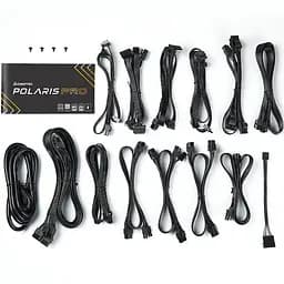 БЖ 1300W Chieftec POLARIS PRO PPX-1300FC-A3, 135 mm, 80+ PLATINUM, Modular, Retail Box - мініатюра 6