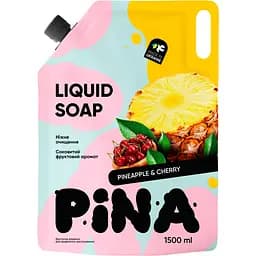 Рідке мило Pina Pineapple and Cherry дой-пак 1.5 л
