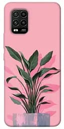 Чехол itsPrint Pink plant для Xiaomi Mi 10 Lite