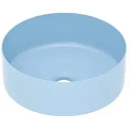 Умивальник накладний Imprese 35,8x35,8x13,7 см matt blue i11102MB, Блакитний матовий