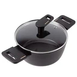 Кастрюля Bergner Copper с крышкой 24 см (BG-30294-BK)