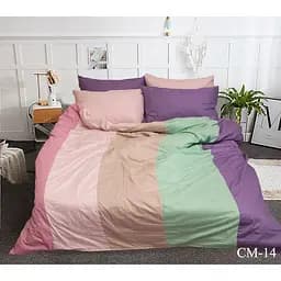 Комплект постельного белья TAG Tekstil Евро Разноцветный 000141799 (Color mix CM-14)