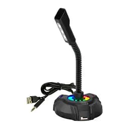 Мікрофон HP DHP-1100C RGB backlit 3.5мм+USB Black (DHP-1100C) - мініатюра 3