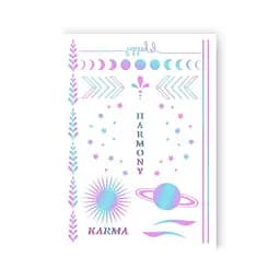Набір тимчасових татуювань Harmony mood Tattooshka LB-186 голограма