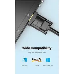 Кабель Vention DVI-VGA 1.5 м (EABBG) - мініатюра 8