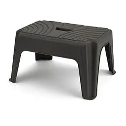 Табурет пластиковый Step 1 38x24,8x22h, черный