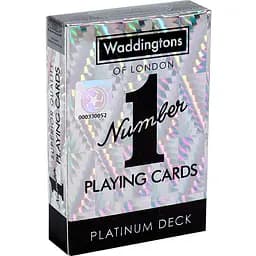 Гральні карти WADDINGTONS No.1 Playing Cards - Platinum