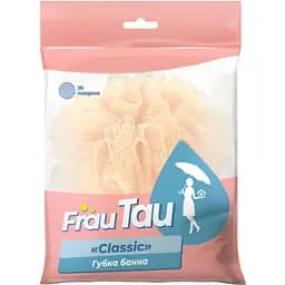 Губка банна Frau Tau Classic сітчаста бежева
