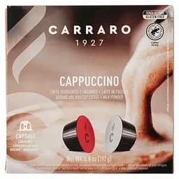 Кава в капсулах Carraro Dolce Gusto Cappuccino, 16 капсул