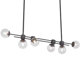 Люстра Abby, PikArt арт. 26272 Чорний Прозорий