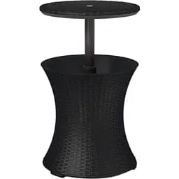 Стол-бар пластиковый Keter Cool Bar Rattan серый